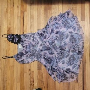 Small blue and purple dress